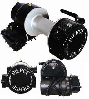 12,500 lb. 12 Volt 8" Drum Industrial Winch