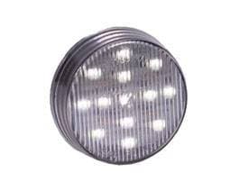 2 1/2" Round White Interior Courtesy Light