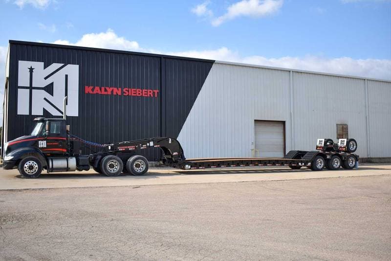 2026 KALYN SIEBERT HYDRAULIC REMOVABLE GOOSENECK 3 AXLE 55 TON TRAILER